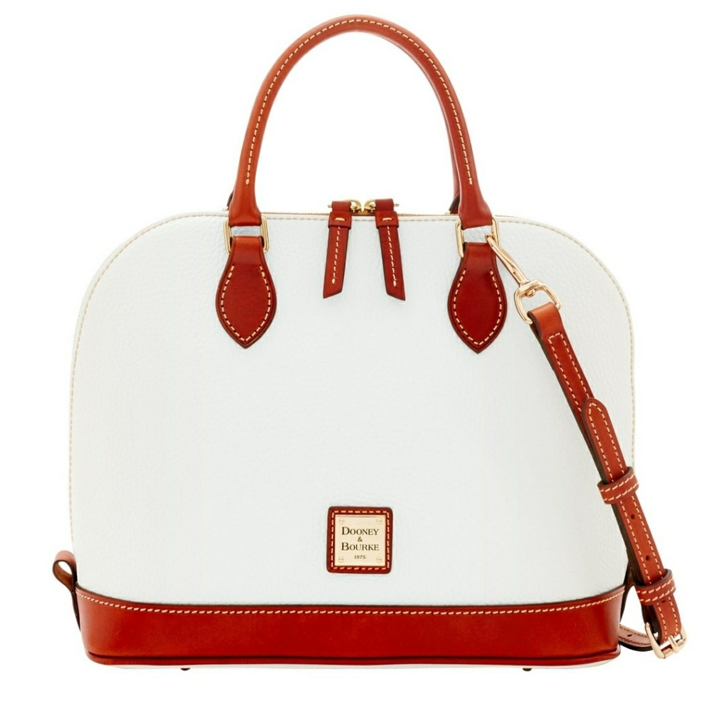 Dooney & Bourke Embossed Lizard Zip Zip Satchel